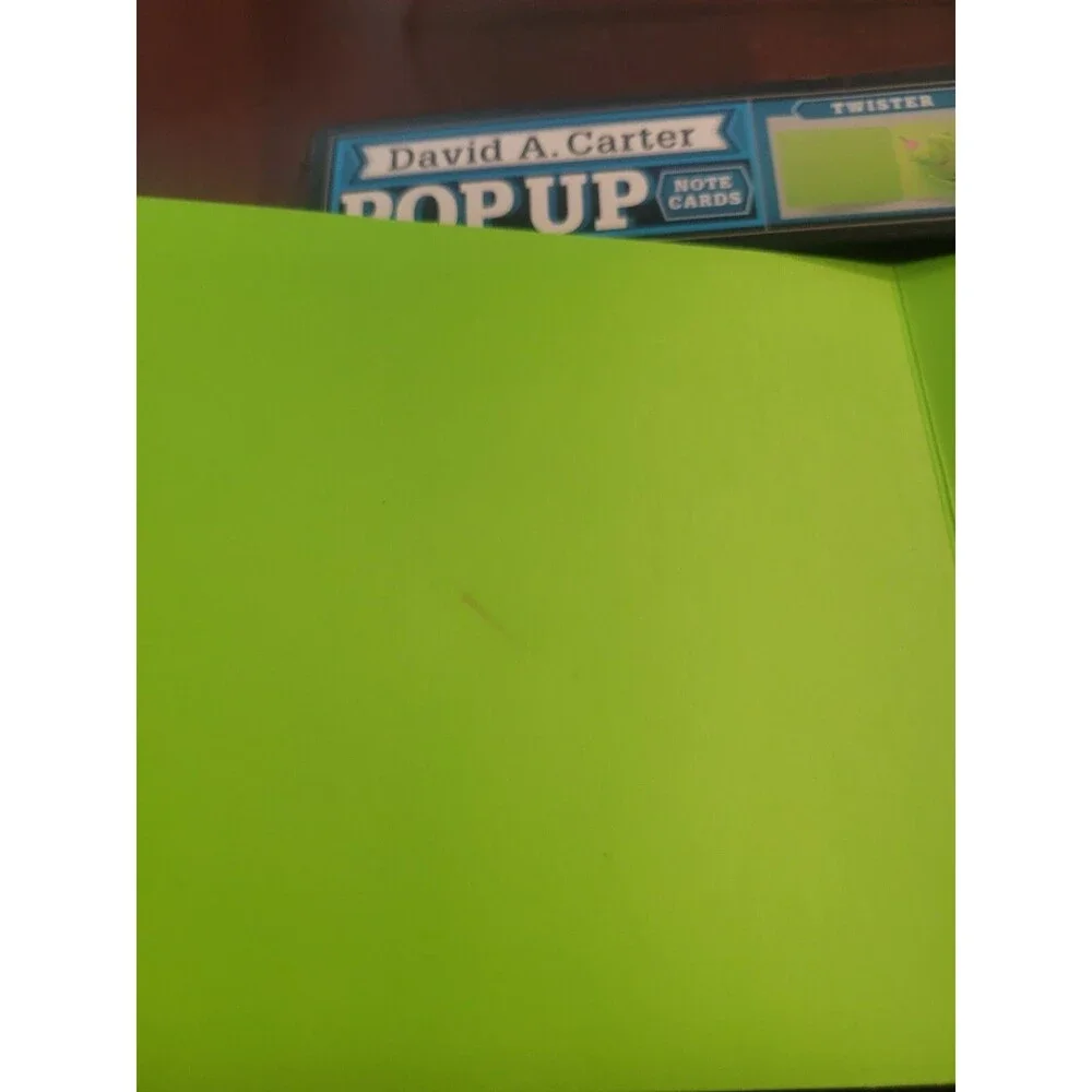 Pop-Up Note Cards Twister by David A. Carter - 2008 Open Box